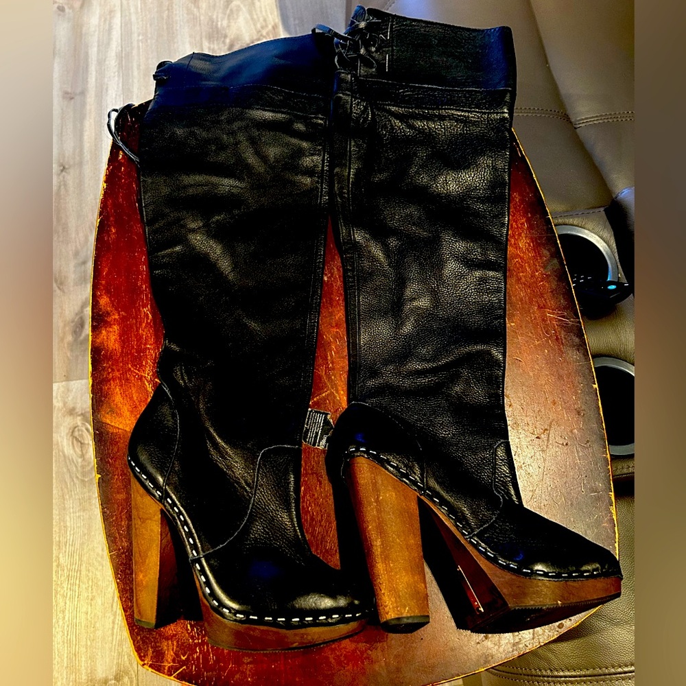 Steve Madden over the knee high boots.